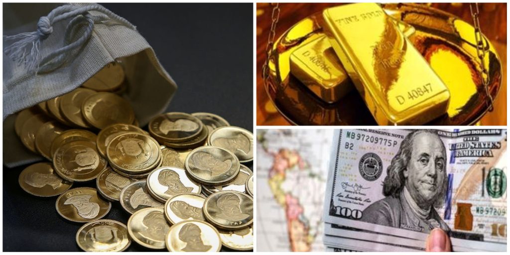 نرخ دلار، سکه، طلا و یورو دوشنبه یک آبان ۱۴۰۲